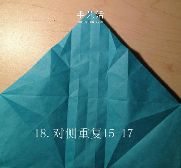 葉蟲的折紙方法圖解 如何折葉子蟲的步驟圖 -  rpnrmr.com