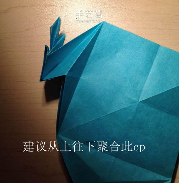 葉蟲的折紙方法圖解 如何折葉子蟲的步驟圖 -  rpnrmr.com