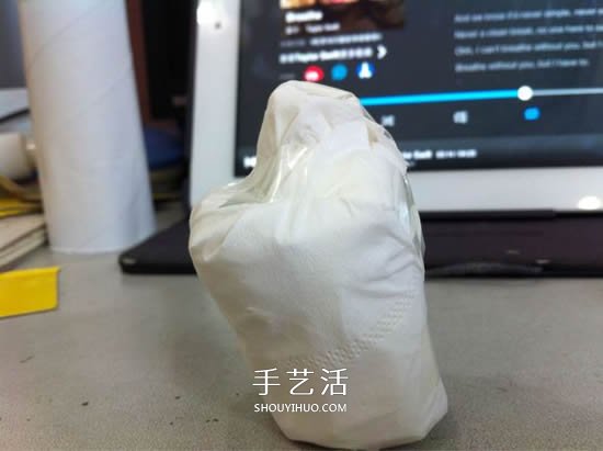 衛(wèi)生紙筒的廢物利用 手工DIY制作衛(wèi)生紙婚紗 -  rpnrmr.com