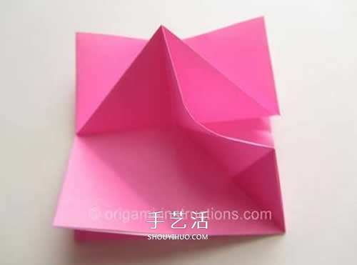 旋轉(zhuǎn)玫瑰怎么折圖解 手工旋轉(zhuǎn)的玫瑰花折紙 -  rpnrmr.com