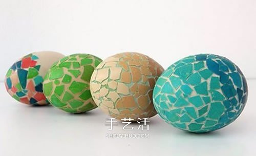 蛋殼貼畫手工制作圖片 簡(jiǎn)單貼出漂亮的彩蛋 -  rpnrmr.com