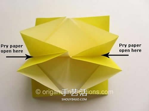 新旋轉(zhuǎn)玫瑰花的折法 折紙旋轉(zhuǎn)玫瑰的步驟圖 -  rpnrmr.com