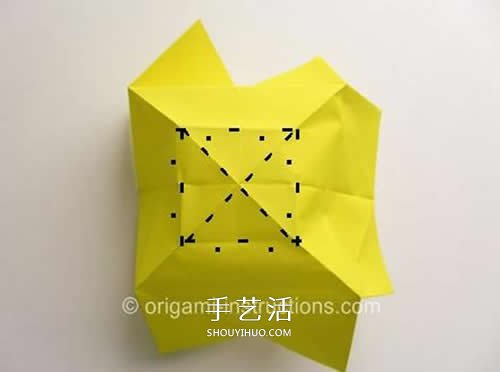 新旋轉(zhuǎn)玫瑰花的折法 折紙旋轉(zhuǎn)玫瑰的步驟圖 -  rpnrmr.com