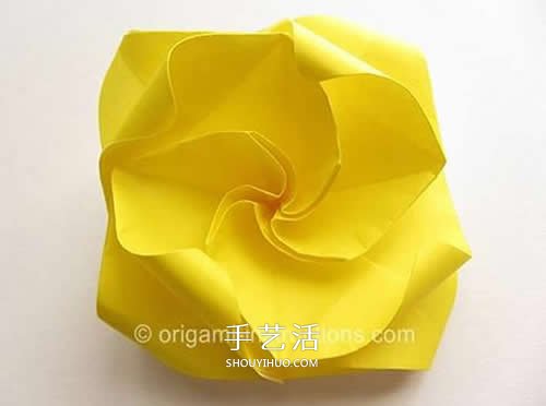 新旋轉(zhuǎn)玫瑰花的折法 折紙旋轉(zhuǎn)玫瑰的步驟圖 -  rpnrmr.com