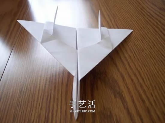 F-14野貓戰(zhàn)斗機(jī)的折法 手工折紙F(tuán)14戰(zhàn)斗機(jī)圖解 -  rpnrmr.com