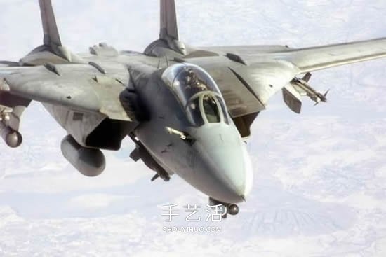 F-14野貓戰(zhàn)斗機(jī)的折法 手工折紙F(tuán)14戰(zhàn)斗機(jī)圖解 -  rpnrmr.com