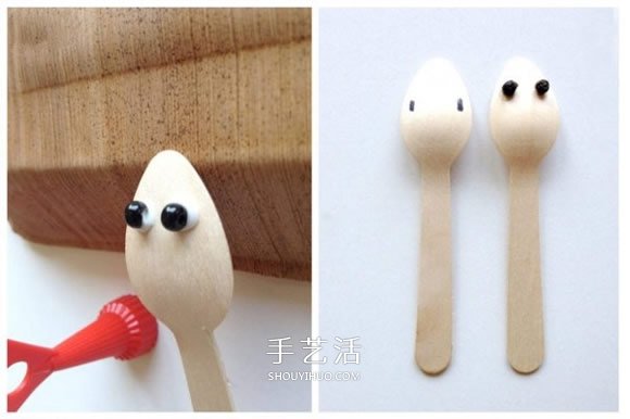 一次性勺子制作小動(dòng)物 簡單勺子創(chuàng)意手工圖片 -  rpnrmr.com