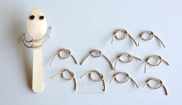 一次性勺子制作小動(dòng)物 簡單勺子創(chuàng)意手工圖片 -  rpnrmr.com