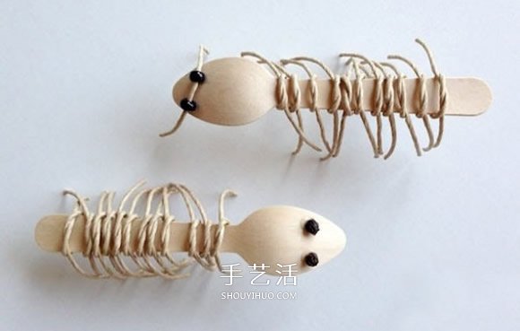 一次性勺子制作小動(dòng)物 簡單勺子創(chuàng)意手工圖片 -  rpnrmr.com