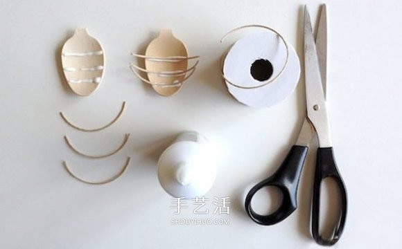 一次性勺子制作小動(dòng)物 簡單勺子創(chuàng)意手工圖片 -  rpnrmr.com
