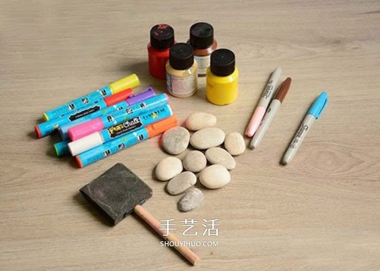 鵝卵石瓢蟲(chóng)的畫(huà)法圖片 幼兒手繪做瓢蟲(chóng)的教程 -  rpnrmr.com