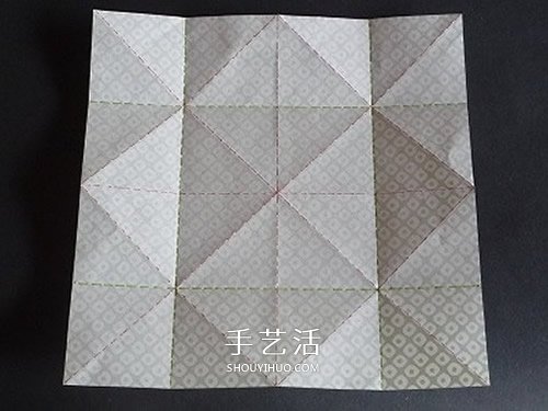 連體千紙鶴的折法圖解 一張紙折出三只紙鶴 -  rpnrmr.com