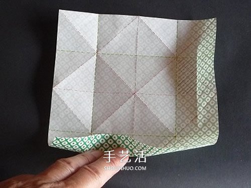 連體千紙鶴的折法圖解 一張紙折出三只紙鶴 -  rpnrmr.com