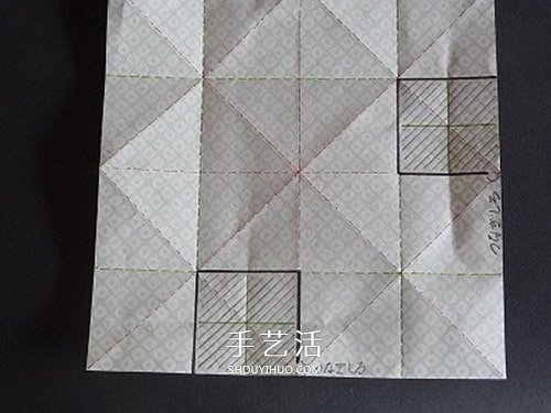 連體千紙鶴的折法圖解 一張紙折出三只紙鶴 -  rpnrmr.com