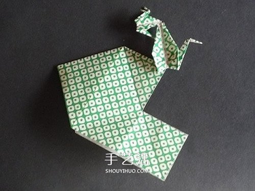 連體千紙鶴的折法圖解 一張紙折出三只紙鶴 -  rpnrmr.com