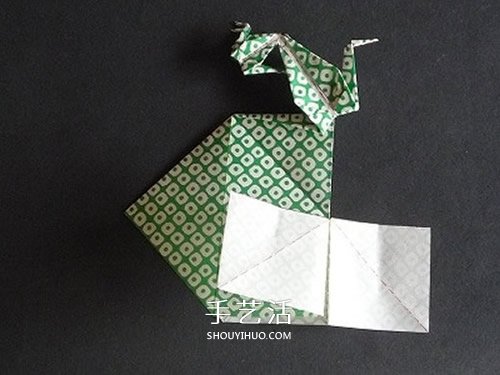 連體千紙鶴的折法圖解 一張紙折出三只紙鶴 -  rpnrmr.com