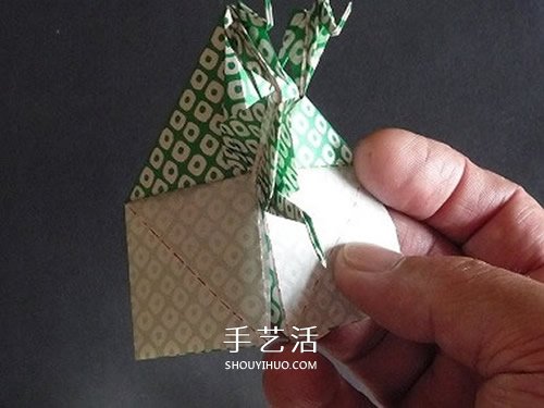 連體千紙鶴的折法圖解 一張紙折出三只紙鶴 -  rpnrmr.com