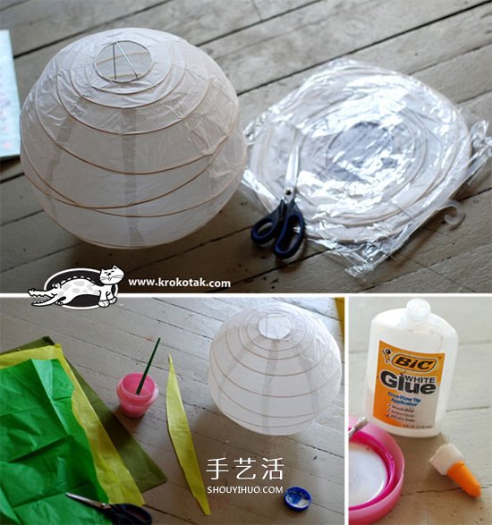 熱氣球花籃的制作方法 自制創(chuàng)業(yè)花籃DIY圖解 -  rpnrmr.com