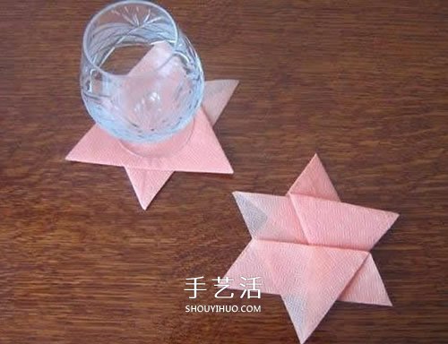 手工六角星杯墊的折法 簡(jiǎn)單星星杯墊怎么折 -  rpnrmr.com