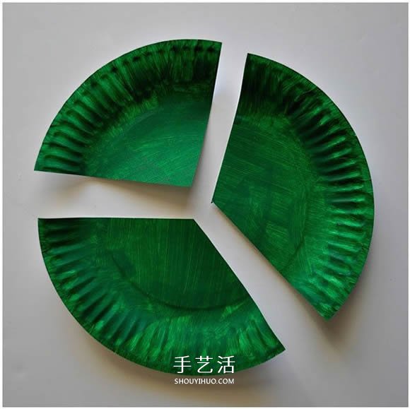 圣誕節(jié)餐盤圣誕樹做法 幼兒手工圣誕樹小制作 -  rpnrmr.com