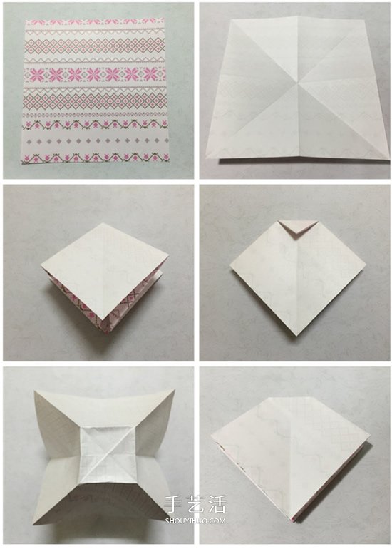彩紙折蝴蝶結(jié)的方法 漂亮蝴蝶結(jié)手工折紙圖解 -  rpnrmr.com