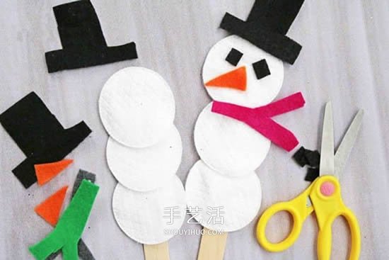 簡單又可愛雪人的做法 幼兒手工制作圣誕雪人 -  rpnrmr.com