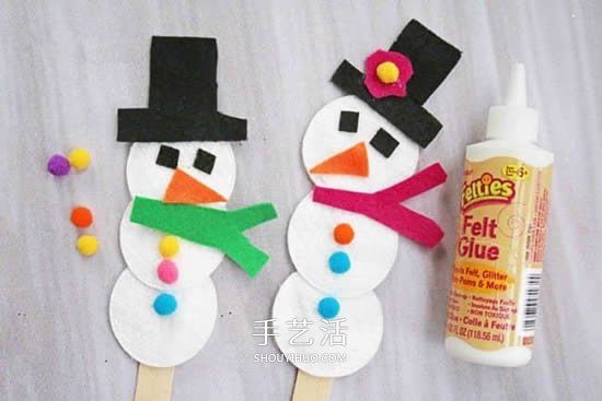 簡單又可愛雪人的做法 幼兒手工制作圣誕雪人 -  rpnrmr.com