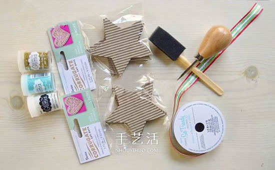 簡單又漂亮圣誕星星DIY 自制圣誕樹掛飾星星 -  rpnrmr.com