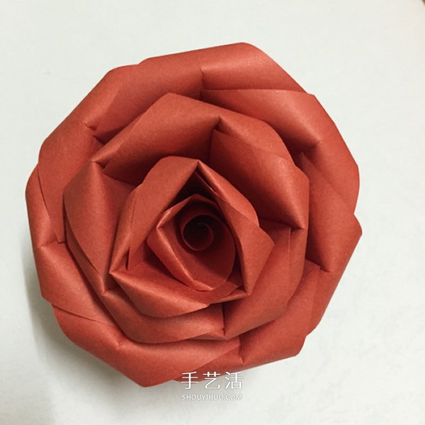 漂亮七彩玫瑰花的做法 簡單手工折紙彩虹玫瑰 -  rpnrmr.com