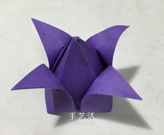 郁金香花和葉子的折法 簡易郁金香折紙教程 -  rpnrmr.com