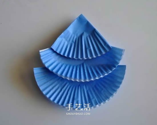 蛋糕紙圣誕樹的做法 簡(jiǎn)單又可愛(ài)平面圣誕樹DIY -  rpnrmr.com