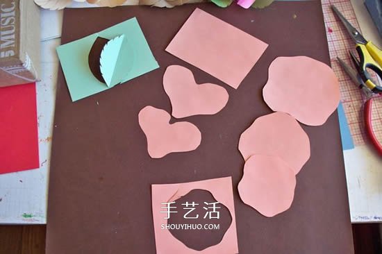 卡紙玫瑰花的做法圖解 簡單彩色紙玫瑰制作 -  rpnrmr.com