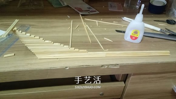 古代戰(zhàn)船模型手工制作 純以一次性筷子完成 -  rpnrmr.com