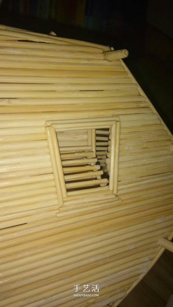 古代戰(zhàn)船模型手工制作 純以一次性筷子完成 -  rpnrmr.com