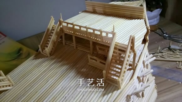 古代戰(zhàn)船模型手工制作 純以一次性筷子完成 -  rpnrmr.com
