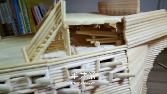 古代戰(zhàn)船模型手工制作 純以一次性筷子完成 -  rpnrmr.com