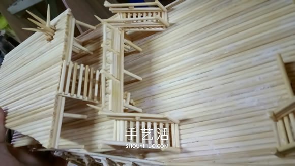 古代戰(zhàn)船模型手工制作 純以一次性筷子完成 -  rpnrmr.com