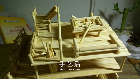 古代戰(zhàn)船模型手工制作 純以一次性筷子完成 -  rpnrmr.com