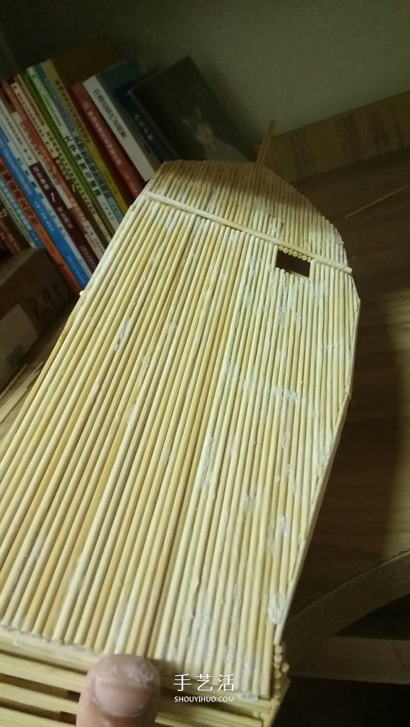古代戰(zhàn)船模型手工制作 純以一次性筷子完成 -  rpnrmr.com