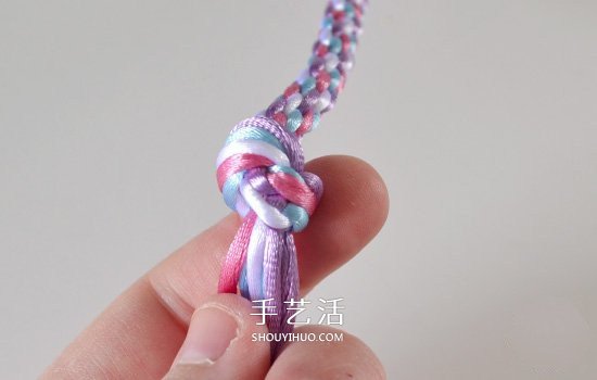 怎么編織彩色手鏈圖解 四根繩編手鏈的方法 -  rpnrmr.com