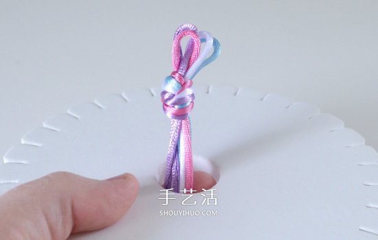 怎么編織彩色手鏈圖解 四根繩編手鏈的方法 -  rpnrmr.com