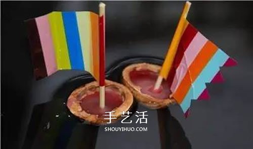 核桃殼廢物利用做小船 簡單核桃殼帆船DIY -  rpnrmr.com