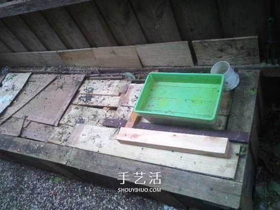 舊的原木床架改造利用 DIY制作花架的過(guò)程 -  rpnrmr.com
