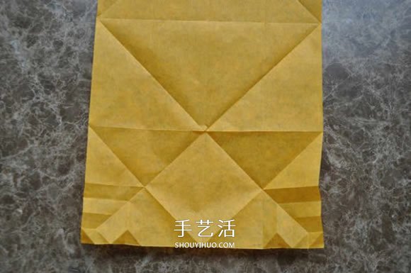 手工折紙大黃鴨的步驟 黃色鴨子的折法圖解 -  rpnrmr.com