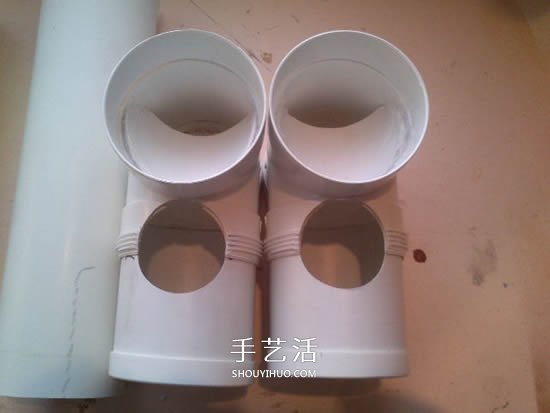 自制T型管道飼料器教程 雞的喂食器做法圖解 -  rpnrmr.com