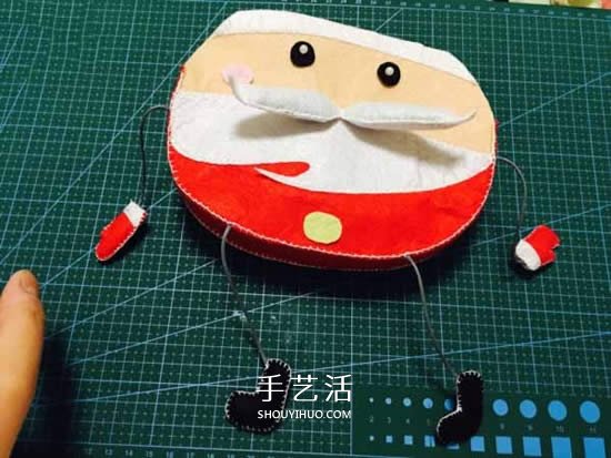 不織布制作圣誕老人包包 布藝卡通圣誕包做法 -  rpnrmr.com