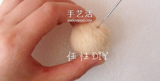 羊毛氈戳圓球的方法 最簡單的基礎(chǔ)教程圖解 -  rpnrmr.com
