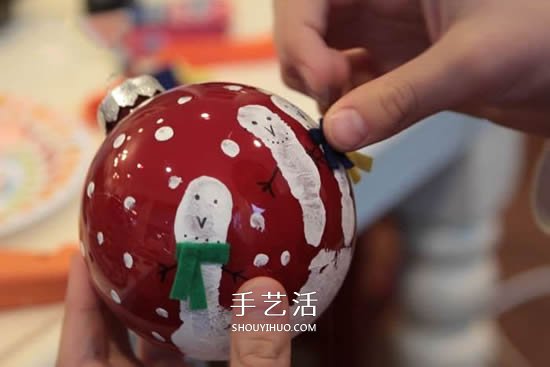 獨(dú)一無(wú)二圣誕球做法 自制雪人圣誕球掛飾教程 -  rpnrmr.com