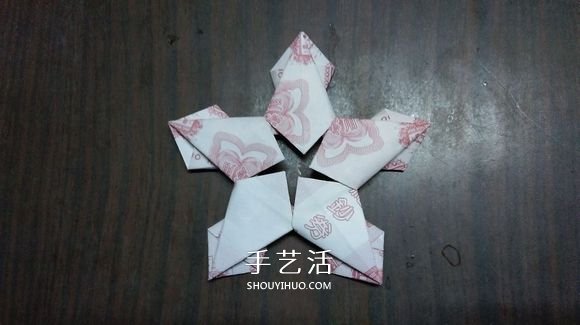 五瓣蓮的折紙方法圖解 紙幣折五瓣蓮的步驟 -  rpnrmr.com