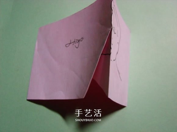 怎么折紙人物頭像圖解 戴帽子的人折法過程 -  rpnrmr.com